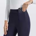 AFITNE Women's Yoga Dress Pants (Black, L)