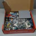 City Hospital Toy Building Set with LED Lighting, Compatible with Lego, Modular Three-Story Architecture Set for Adults, Gift Idea for Kids Ages 10 and Up (1350 Pieces)