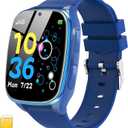 4G Kids Smart Watch - Kids Phone Watch for Boys Girls Ages 3-12, No GPS, SIM Card is Included, First Safe Phone for Child with SOS Call, Camera, Games, Video Call (Navy)