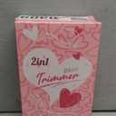 Bikini Trimmer for Women - Painless Electric Razors for Silk Skin,Cordless Body Shaver for Trip,Replaceable Lady Facial Razor, IPX7 Waterproof&Easy Cleaning, Stocking Stuffers Christmas Gifts (2-in-1 Pink)