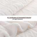 LaffyLo Electric Heated Blanket Twin Size 62 x 84, Fast Heating Blanket, Dual-Sided Flannel Sherpa, 10 Heat Settings, 1-12 Hour Auto Off, Machine Washable, White