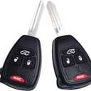 MechanMagic Key Fob Replacement Fits for Chrysler 300 2005-2007 Sebring 200 Aspen Dodge Charger Avenger Jeep Commander Grand Cherokee 2005-2007 Liberty 2008-2012 Keyless Entry Remote OHT692427AA
