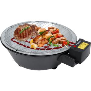 Electric Grill Outdoor Indoor Cooking,Smokeless BBQ,Portable Removeable Grill, (YD330)
