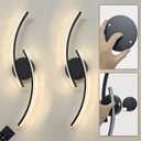 Peel and Stick Rechargeable Wall Sconces with Crystal Light Effect Set of 2, 23.5 Inch