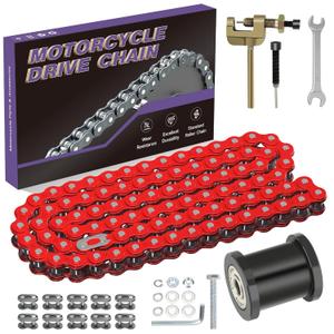 35 Roller Chain 140 Link Mini Bike Chain Tensioner Compatible with Coleman CT100U CC100X Baja DB30 Motovox MBX10 MBX11 Predator 79cc 97cc 100cc Engine MM-B80 105 Mini Bike Parts