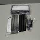 MAXvolador Solar Powered Address Sign House Numbers Waterproof, 3-Color Lighting Modes LED Illuminated Address Plaque with Stakes, Outdoor Address Number