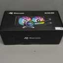 Minorsonic AIO CPU Cooler, 240mm AIO with High-Speed Ceramic Bearing Pump, 2X PWM ARGB Fans, 3-Phase Motor for Better Cooling Performance, Heat Transfer, Low Noise, Intel LGA 1851/1700, AMD AM5/AM4