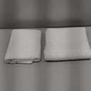 100% Turkish Cotton Bathroom Floor Towel, 4 Pack, Soft Bath Mat Towel, Quick-Drying, Machine Washable, Absorbent, Hotel & Spa Quality, 20x27.5 (4, White)