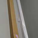 Joydeco Sheer Zebra Cordless Blinds for Indoor Windows,Privacy Light Filtering Dual Layer Roller Shades for Home Office Bedroom, (Off-White,52" W75" H)