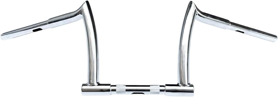 10" Rise 1.25" 1-1/4 Diameter Chizeled Fat Ape Handlebar For 1996-2018 Harley Softail Dyna Sportster Touring Road+Glide Road+King Chrome