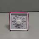 Secura 60-Minute Visual Timer, Classroom Timer, Countdown Timer for Kids and Adults, Time Management Tool for Teaching (Violet & Violet)