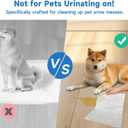 L&W BROS. Pet Absorbent Sheets Innovative Solution for Mess-Free Cleanup (Not Traditional Pee Pads), 12"x10" Quick Absorbent Paper Towels for Dog Pee Stain & Odor Remover (50 PCS)