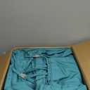 Aoodor 72" x 21" Patio Chaise Lounger Cushions, Fade-Resistant and Water-Resistant Olefin Fabric Slipcovers with Sponge Foam, Set of 2, Teal