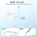 3 in 2 Charger Cable for Apple Watch, Fast Phone Watch Charger USB C Multi Fast Charging Cable Compatible with iWatch Ultra/SE/10/9/8/7/6/5/4/3/2/1 & iPhone 16/15/14/13/12,6ft (Pink)