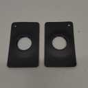 2 Pack Wallet Card Holder for Apple Airtag (Gen1&2), Lightweight GPS Tracker Cover Compatible with Airtag for Wallet, Purse, Handbag, Keys, Clutch Bag (Black/Black)