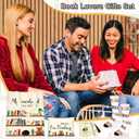 Book Lovers Gifts for Women 5PCS Coffee Mug Socks Reader Canvas Tote Cosmetic Bag Bookmark Tassel Booklovers Gift Set for Christmas Girls Staff Teacher Librarian Club Birthday Appreciation Accessories