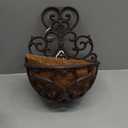 Esschert Design USA BPH51 Half Round Cast Iron Wall Planter