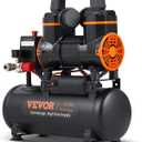 VEVOR 2.1 Gallon Air Compressor, 1.2HP 2.2 CFM@90PSI Air Compressors with Max. 116PSI Pressure, Oil Free Compressor Tank for Auto Repair, Tire Inflation, Spray Painting, Woodwork Nailing
