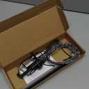 ShineTech LED Desk lamp with Clamp, Eye-Caring Clip Lights for Home Office, 3 Colors Full Brightness, Flexible USB Adapter Table Lamp, Black (3CCT in One (3000K/4000K/6000K))