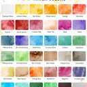 Nicpro Watercolor Paint Set for Adults,Beginner & Artists, 36 Tubes Water Color Paint Set with 25 Watercolor Paper Book, 8 Squirrel Paint Brushes, Palettes, Color Wheel, Water Color Painting Supplies