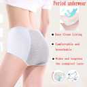 Demifill Teen Girls Period Underwear Cotton Soft Women Panties For Teens Briefs (Gray, XS)