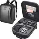 Avata 360 Case Backpack, Waterproof Travel Case Hard Shell Shoulder Bag for DJI Avata 360 Fly More Combo, Fits for DJI RC 2, RC Motion 3, Goggles 3, Batteries, Charging Hub &Other Accessories