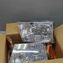 Headlight Assembly Compatible With 2001-2011 01-11 Ranger 2001 2002 2003 2004 2005 2006 2007 2008 2009 2010 2011 Ranger With Corner Light (Chrome Housing Amber Reflector)