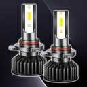 9006 Light Bulbs Compatible for 2006-2015 Toyota RAV4 Super Brightness 6000K Car Front led Headlight With Built-In Driver, High and Low Beam Fog Light Bulbs Replacement, Plug and Play - Pack of 2