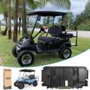 10L0L Golf Cart Under Seat Storage Tray for EZGO RXV TXT Club Car DS Precedent Electric Vehicle with Original Trojan Battery Underseat Organizer Container Holder Plate