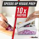 Mueller The Real Original Pro Chopper since 2013 Vegetable Chopper Mandoline Slicer, 8 Blade Food Veggie Chopper Onion Vegetable Cutter with Container, Kitchen Gadgets & Essentials, (10 in 1)