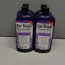 Dr Teal's Foaming Bath with Pure Epsom Salt, Soothe & Sleep with Lavender, 34 fl oz (Pack of 4)