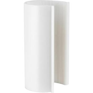EZ White Snap Clamp 1-1/2 Inch X 4 Inches Wide for 1-1/2 Inch PVC Pipe 10 Per Bag