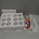 Teenyyou 10 Pcs 30/50/100ml Empty Glass Perfume Bottles Bulk Pack for Perfume Makers Refillable Atomizer Cologne Bottles DIY Vintage Fragrance Packaging Glass Bottling Supplies (Mixed Color,100 ml)