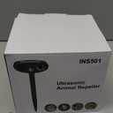 2 Pack Outdoor Solar Animal Repeller - Ultrasonic & Strobe Light, Deterrent for Cats, Dogs