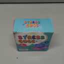 Fidget Toy Stress Cube 4 Pack, Cube Squishies Anxiety Stress Relief with Thick Substance,Fidgets for Classroom,Stress Balls for Adults Kids Children Teens