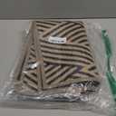 Door Mat Indoor Outside Entrance 24"x35", Low-Profile Non Slip Outdoor Inside Doormat Entryway Mat, Dirt Resistant Absorbent Front Porch Welcome Entry Mats, Washable Easy Clean, Brown