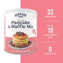 Buttermilk Pancake and Waffle Mix Can Emergency Food Supply, 33 Servings, 10 Year Shelf Life - Waffle and Pancake Mix Just Add Water, Instant Breakfast Food