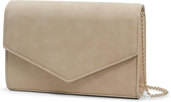 Evening Bag Clutch Purses for Women, Rhinestones Purse, Sparkling Envelope Evening Bag with Detachable Chain 8 1/4" x 5 ( Pink )