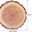 Tree Stump Coasters 4 Pack Place Mats Table Mats for Dining Table Plastic Set