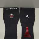 Rymora Calf Compression Sleeves Men Women Shin Splints Running (Pair) (Black) (2XL)