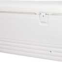 Igloo Hard Cooler | Polar & Party Bar Series | Insulated Ice Chests (Polar White 120 Qt)