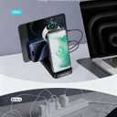 Wireless Charger for Samsung: 5 in 1 Samsung Wireless Charging Station for Galaxy S26 Ultra/S25/S24, Charger Stand for Galaxy Watch8/7/6/5/4, Charging Dock Stand for Android Multiple Devices, Black
