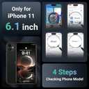 Jaroco Magnetic for iPhone 11 Case, [Compatible with MagSafe][Military Grade Drop Protection][Heavy Duty Protection][Non-Slip][Shockproof] 2-Layer Durable Bumper Phone Case 6.1''-Black