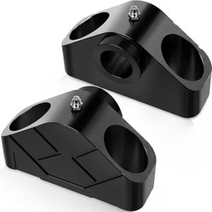 UTV Aluminum Dump Bed Hinge Kit Compatible with 2016-2025 Can-Am Defender Commander Accessories, Heavy Duty Bed Hinges Mount Set, SXS Support Pivot Hinge Replacement, Easy Install (Black)