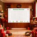 2 x Jumbo Thanksgiving & Christmas Word Search Poster, Giant 36"X24" Wall Game,Christma Word Search Puzzle Posters, Thanksgiving Activity Posters for Families(Christmas)