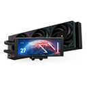 Thermalright Trofeo Vision 360 ARGB Black CPU Liquid Cooler, 6.86-Inch Magnetic IPS LCD Screen with 1280x480 Resolution, Free to DIY a Variety of Themes, Compatible with AM4/AM5, Intel LGA1700/1851
