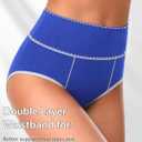 Annenmy Women's Underwear Cotton Tummy Control C Section Panties Soft Ladies High Waisted Briefs Plus Size (Medium)