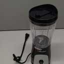 Mueller Smoothie Blender for Smoothies - Personal Blender for Shakes, Frozen Drinks, Baby Food & More, 15oz Travel Cup and Lid, Durable Stainless Steel Blades for Powerful Blending Performance, Black