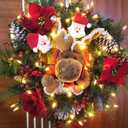 2 x Christmas Lights 33ft 100 LED Battery String Lights with Timer Memory Function USB or Battery Powered Waterproof String Lights for Indoor Outdoor Decoration (Warm White)