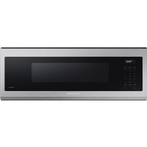 SAMSUNG 1.1 Cu Ft Smart SLIM Over the Range Microwave Oven w/ 550 CFM Hood Vent, Wi-Fi, Voice Control, LED Light Bar, Sensor Cook, 1100 Watt, ME11A7710DS/AA, Fingerprint Resistant Stainless Steel
